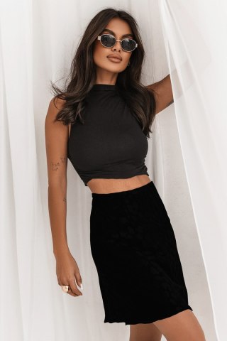 Czarna mini spódnica LISSE